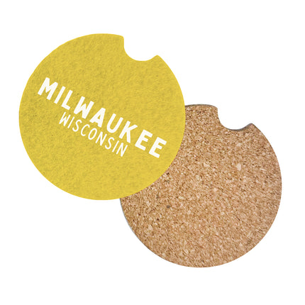 Two Color City - Custom Car Coaster Set