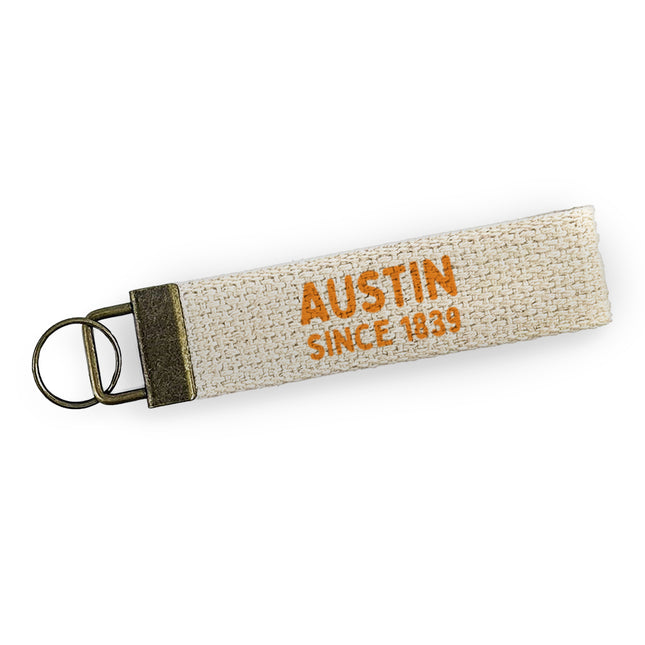 Hometown Loop - Custom Canvas Key Fob