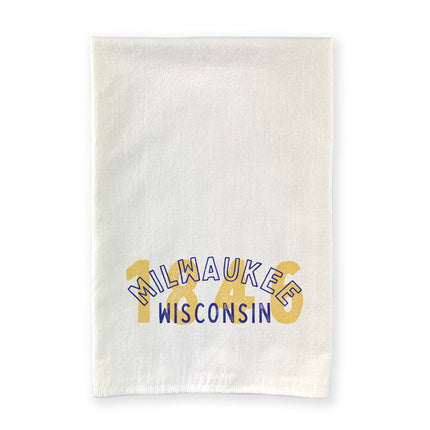 Two Color City - Custom Cotton Tea Towel