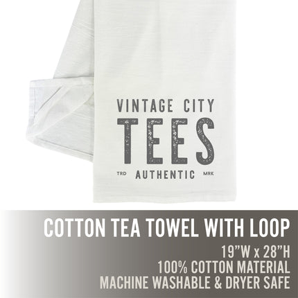 Historic Neighborhood - Custom Cotton Tea Towel