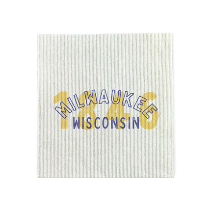 Two Color City - Custom Swedish Dish Cloth