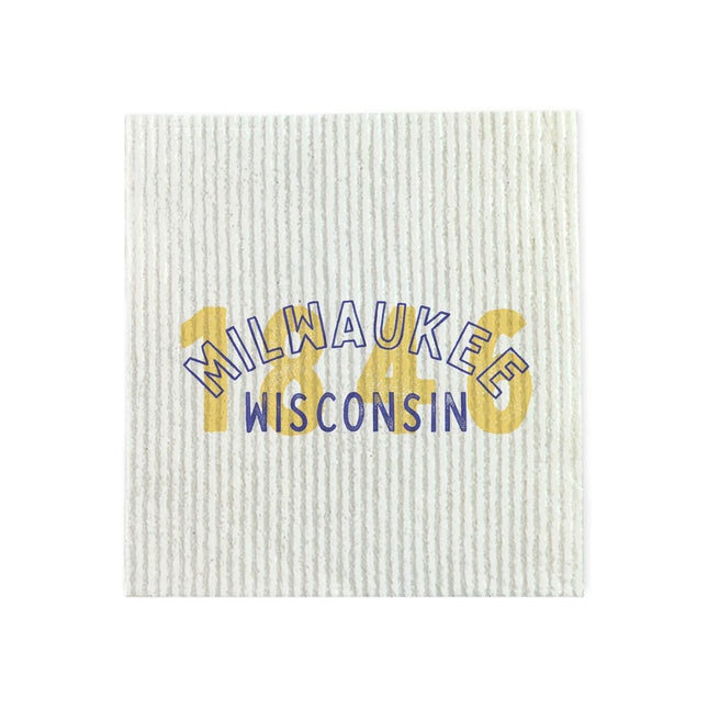 Two Color City - Custom Swedish Dish Cloth