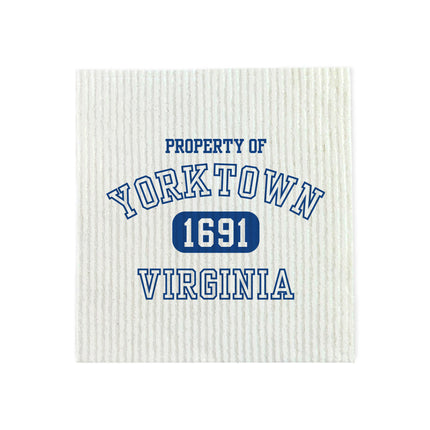 Vintage Varsity, Property of - Custom Swedish Dish Cloth