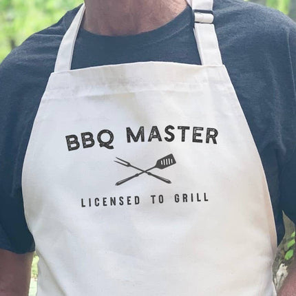Dad's BBQ Master Licensed to Grill - Men's Apron