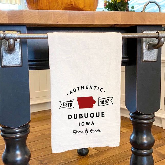 Authentic Home Goods City/State - Custom Cotton Tea Towel