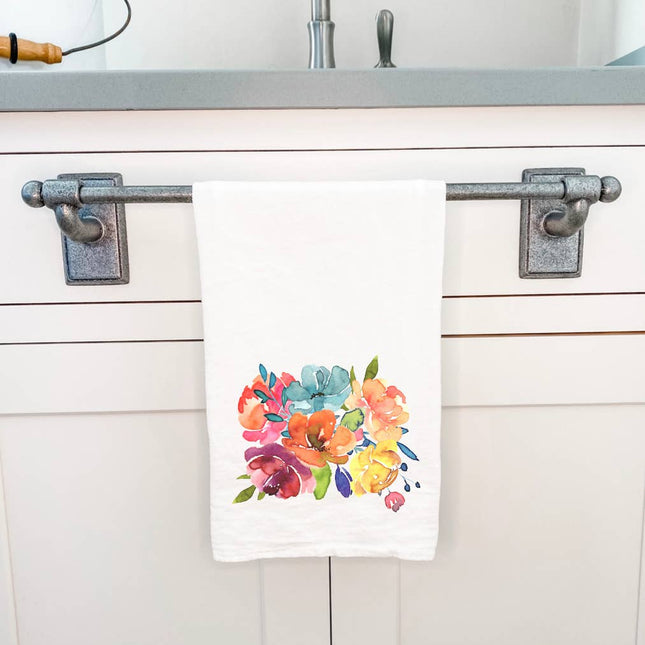 Summer Flower Bouquet - Cotton Tea Towel