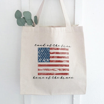 American Flag - Canvas Tote Bag