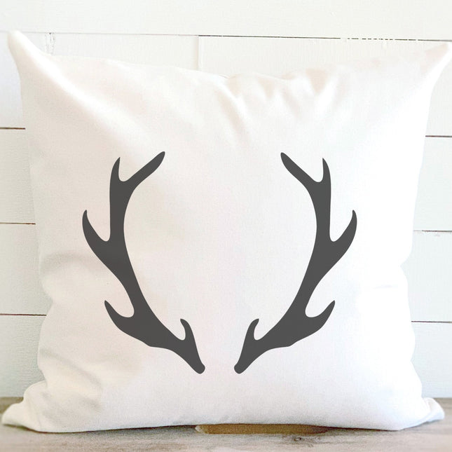 Antlers - Square Canvas Pillow