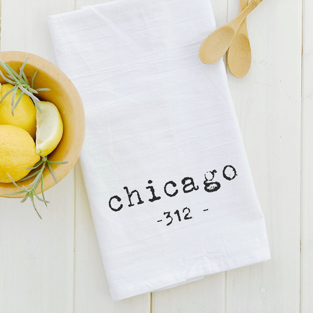 Area Code - Custom Cotton Tea Towel