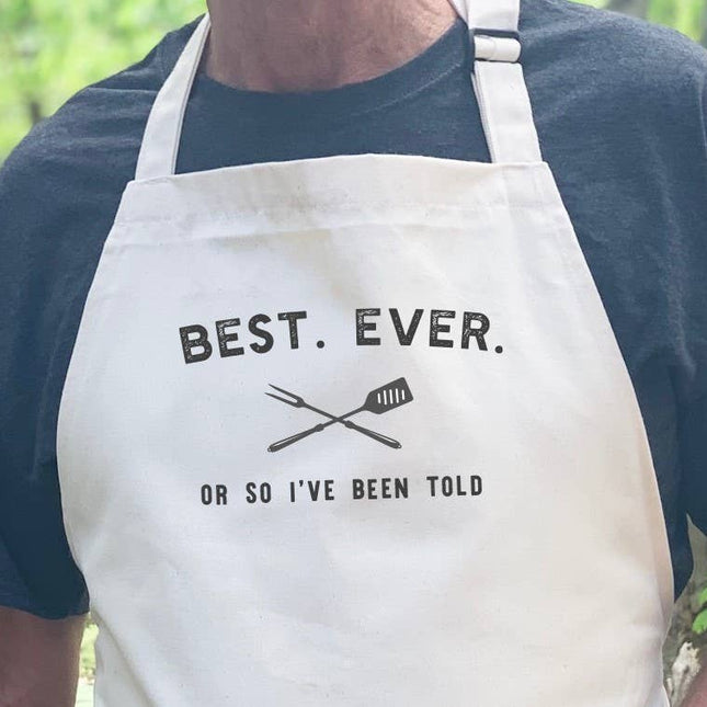 Dad's Best Ever or so I've Been Told - Men's Apron