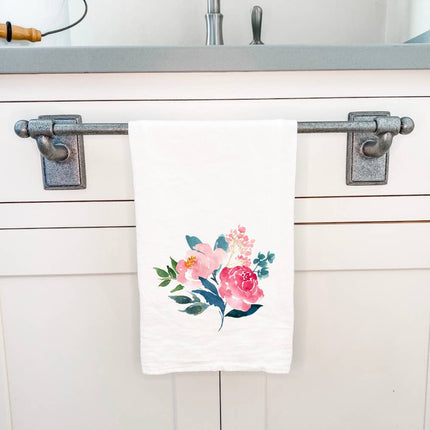 Peonies - Cotton Tea Towel